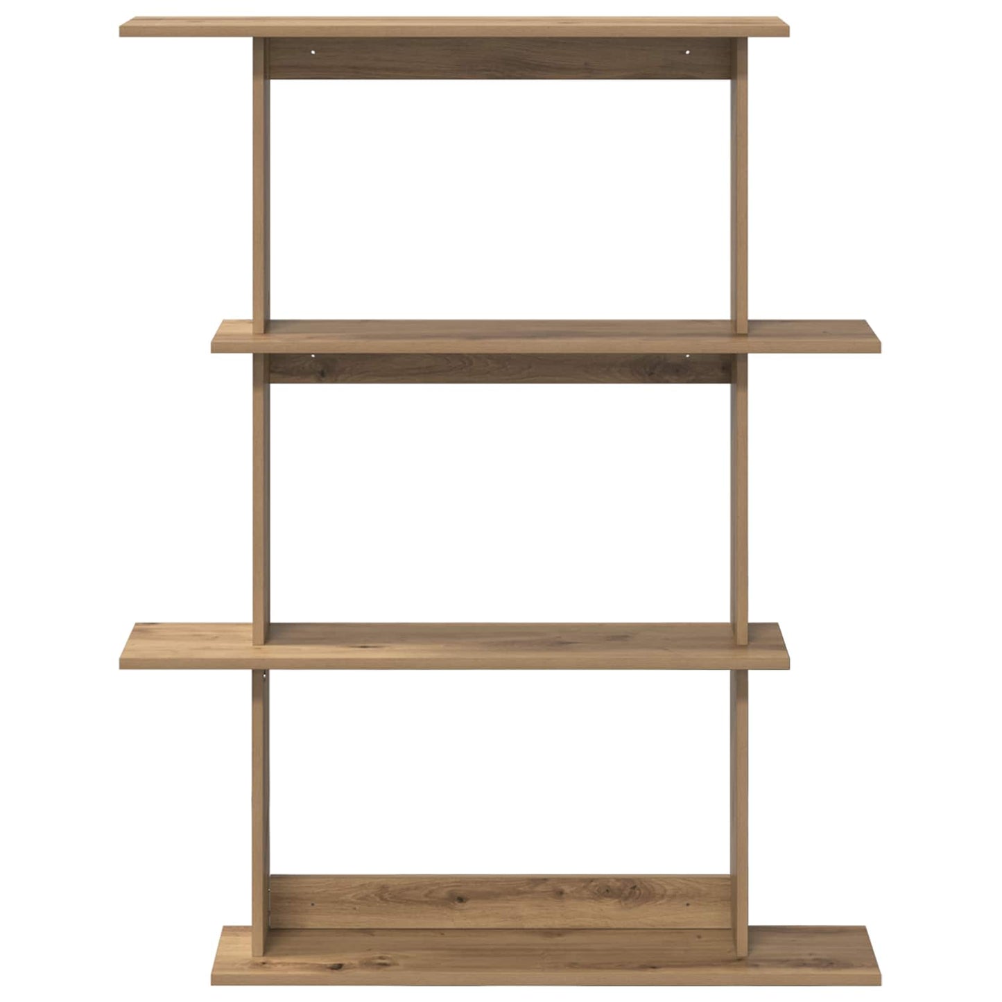 vidaXL Ράφι Τοίχου Artisan Δρυς 100 x 20 x 126 εκ. Επεξεργασμένο Ξύλο