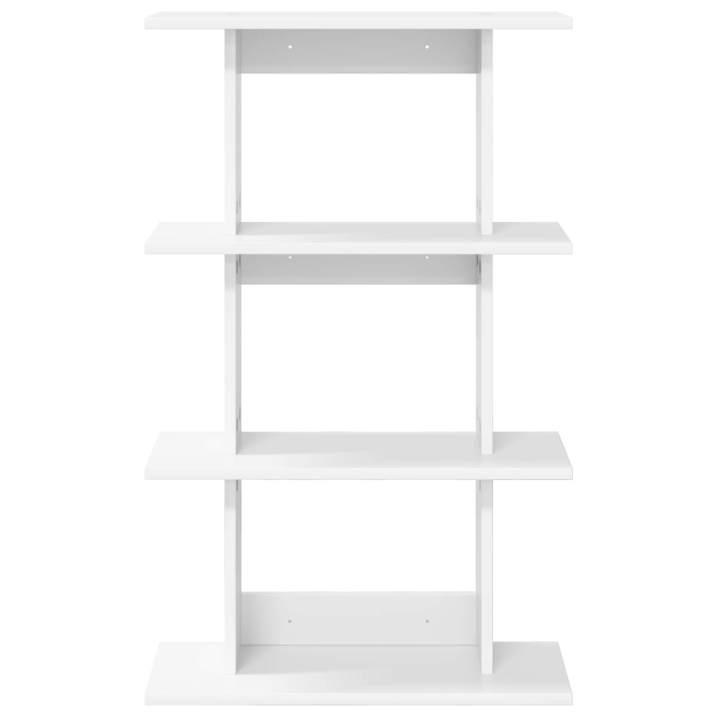vidaXL Ράφι Τοίχου Επιτοίχιο Λευκό 56 x 20 x 90 εκ Επεξεργασμένο Ξύλο