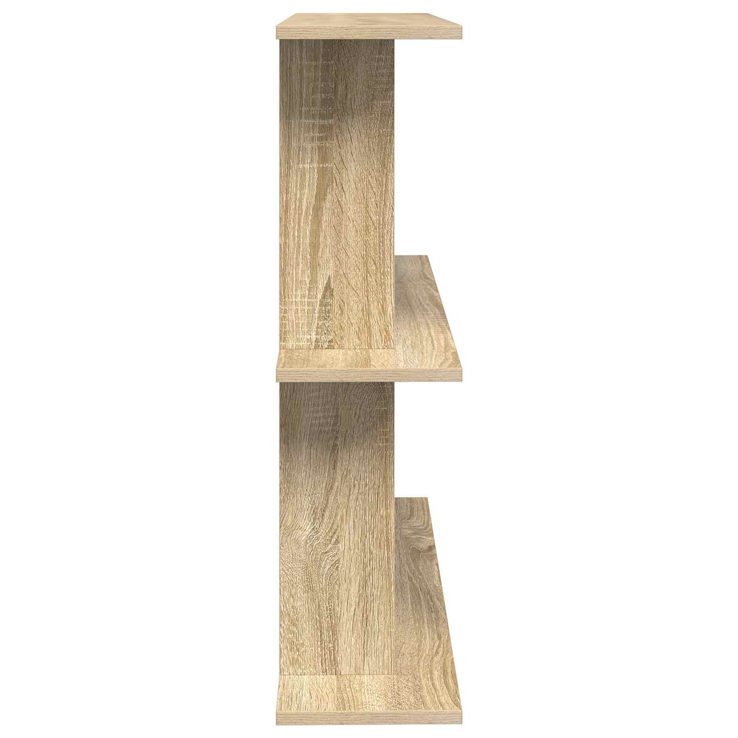 vidaXL Ράφι Τοίχου Επιτοίχιο Sonoma Δρυς 100 x 20 x 75 εκ
