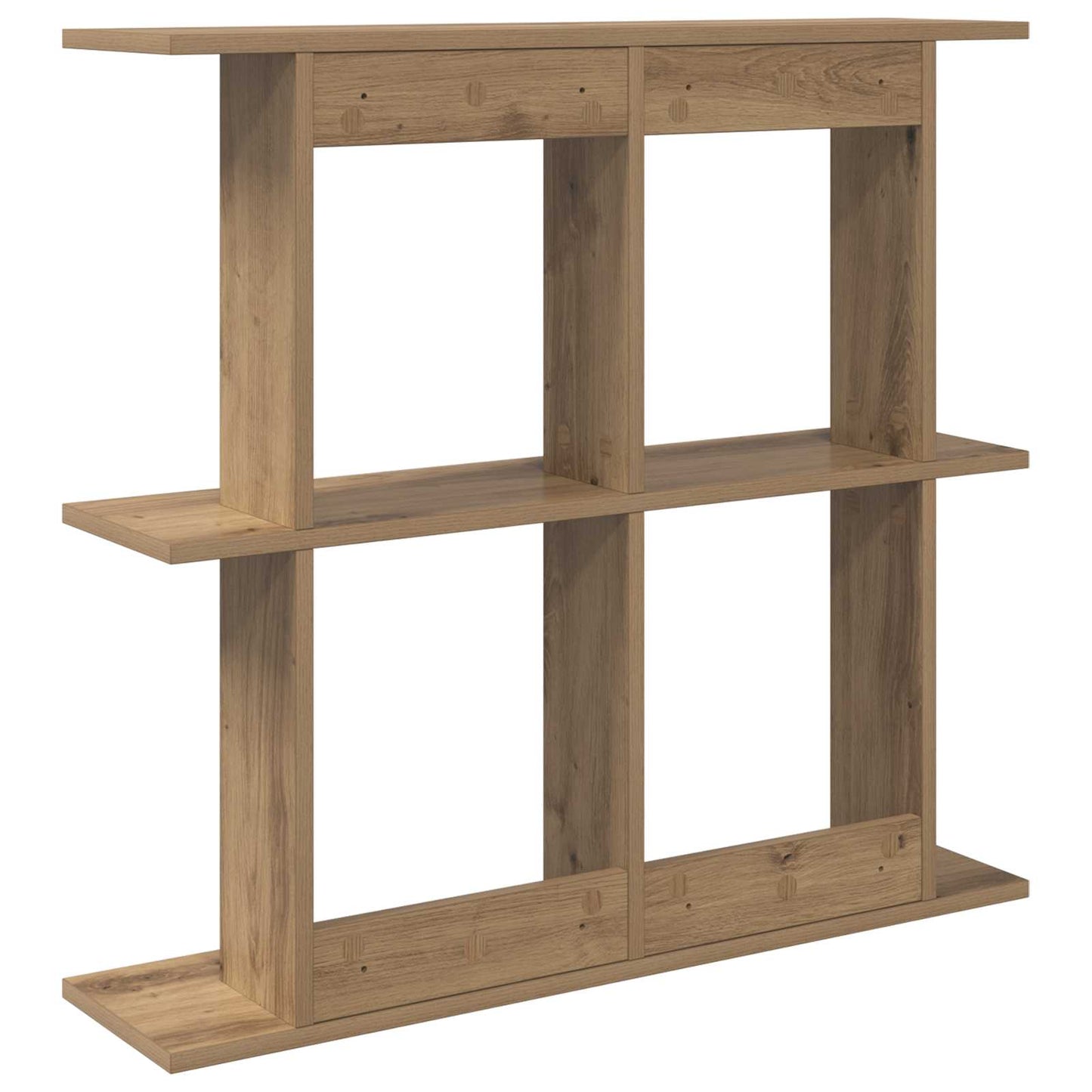 vidaXL Ράφι Τοίχου Επιτοίχιο Artisan Δρυς 100 x 20 x 75 εκ