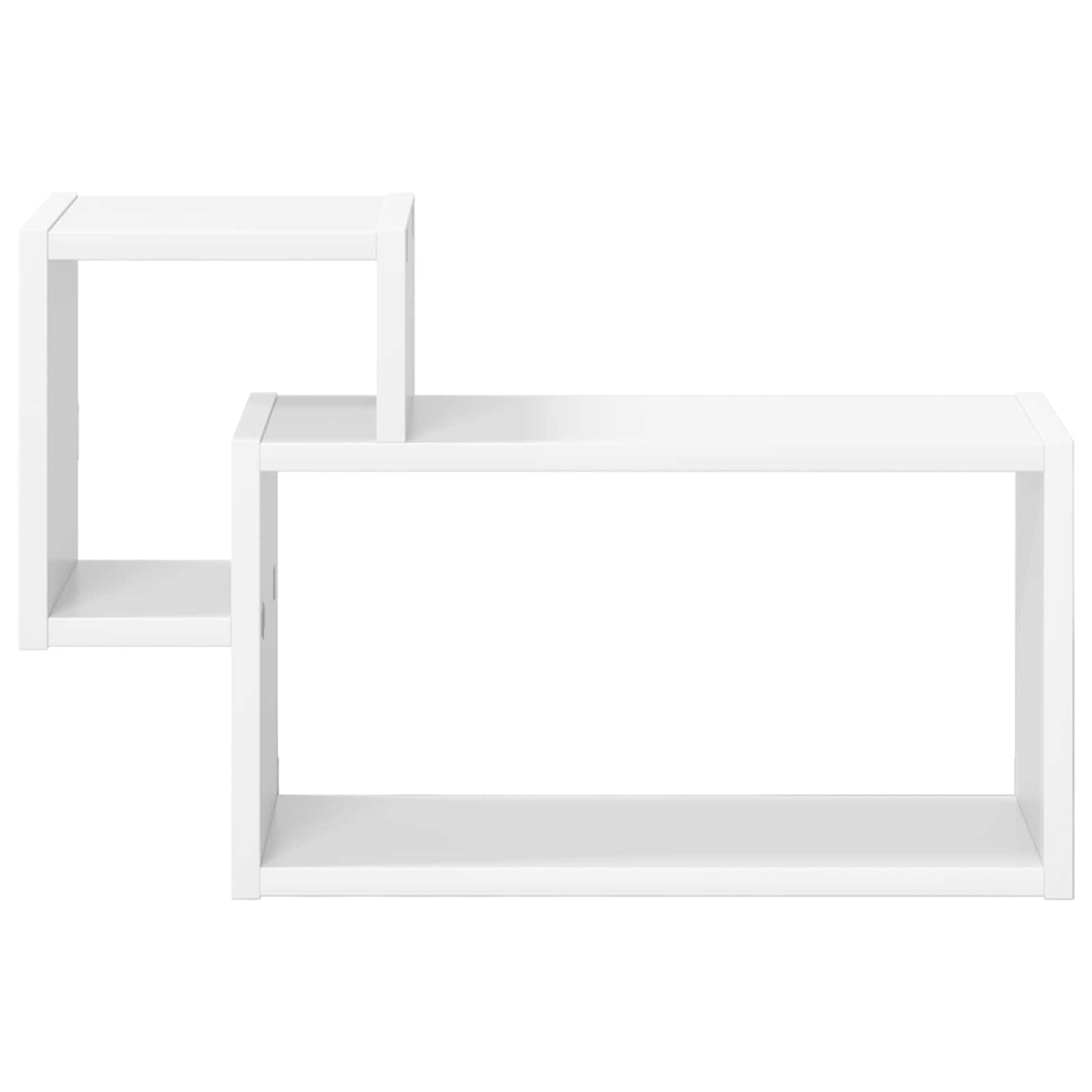 vidaXL Ράφι Τοίχου Επιτοίχιο Λευκό 55 x 15 x 35 εκ. Επεξεργασμένο Ξύλο