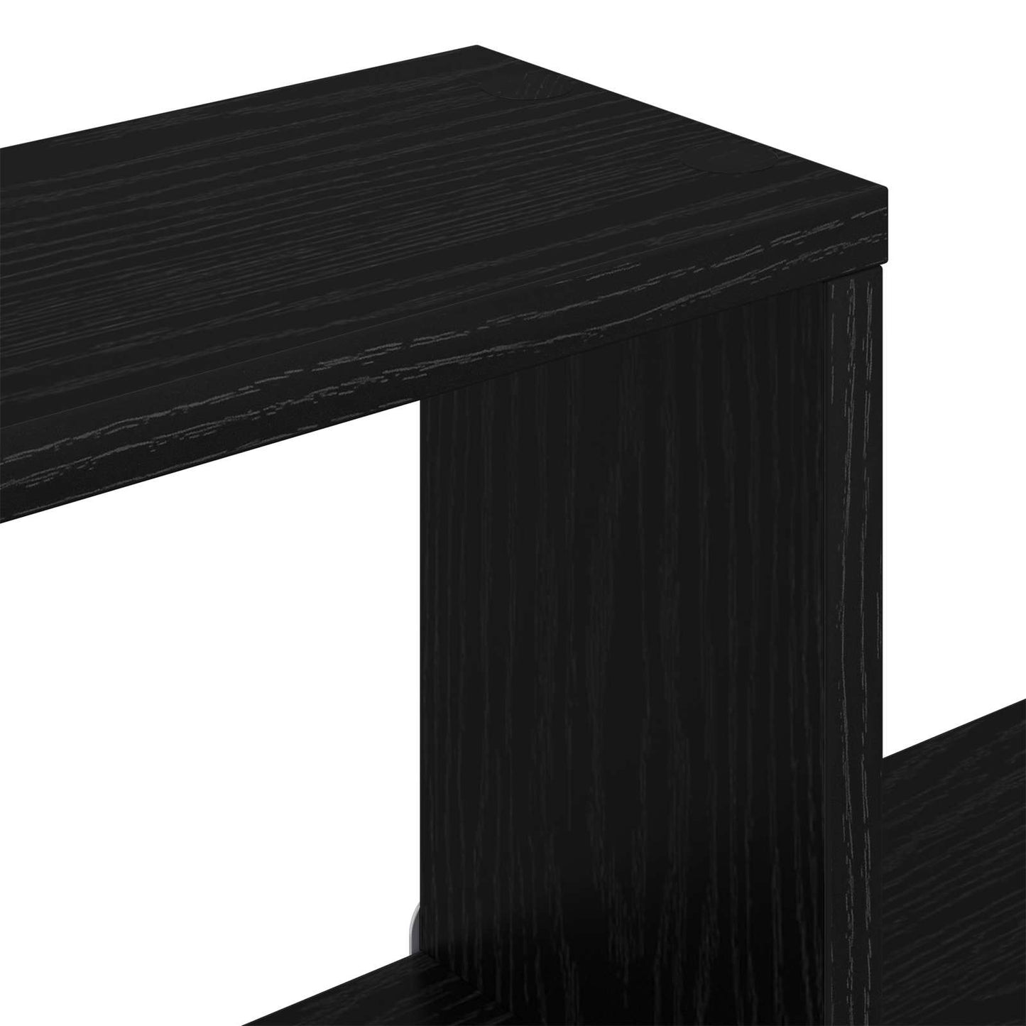 vidaXL Ράφι Τοίχου Επιτοίχιο Μαύρη Δρυς 55 x 15 x 35 εκ.