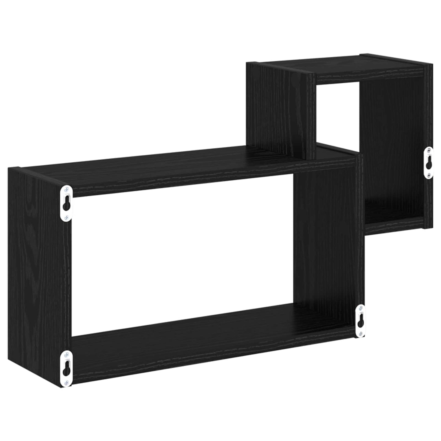 vidaXL Ράφι Τοίχου Επιτοίχιο Μαύρη Δρυς 55 x 15 x 35 εκ.