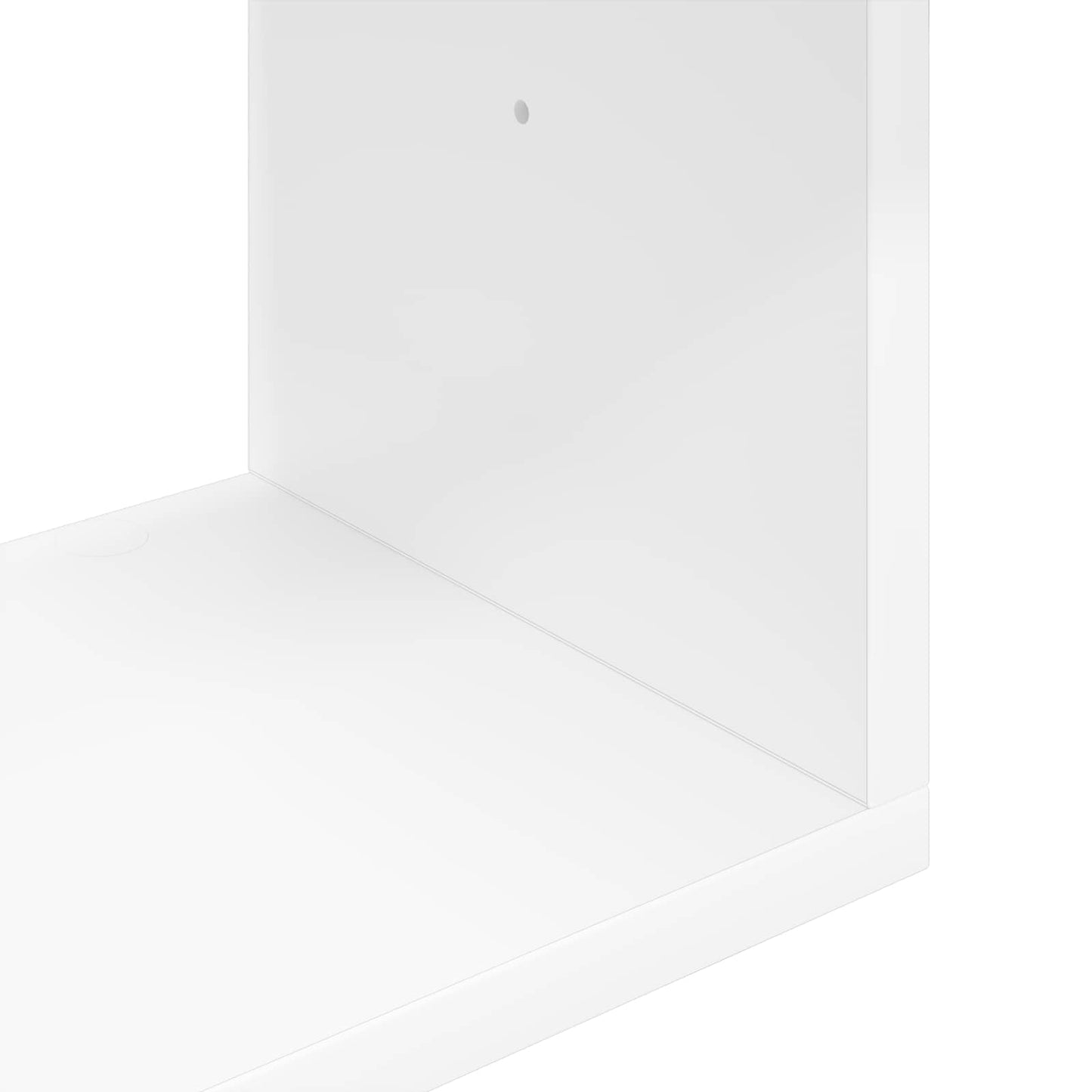 vidaXL Ράφι Τοίχου Επιτοίχιο Λευκό 32 x 21 x 107 cm Επεξεργασμένο Ξύλο