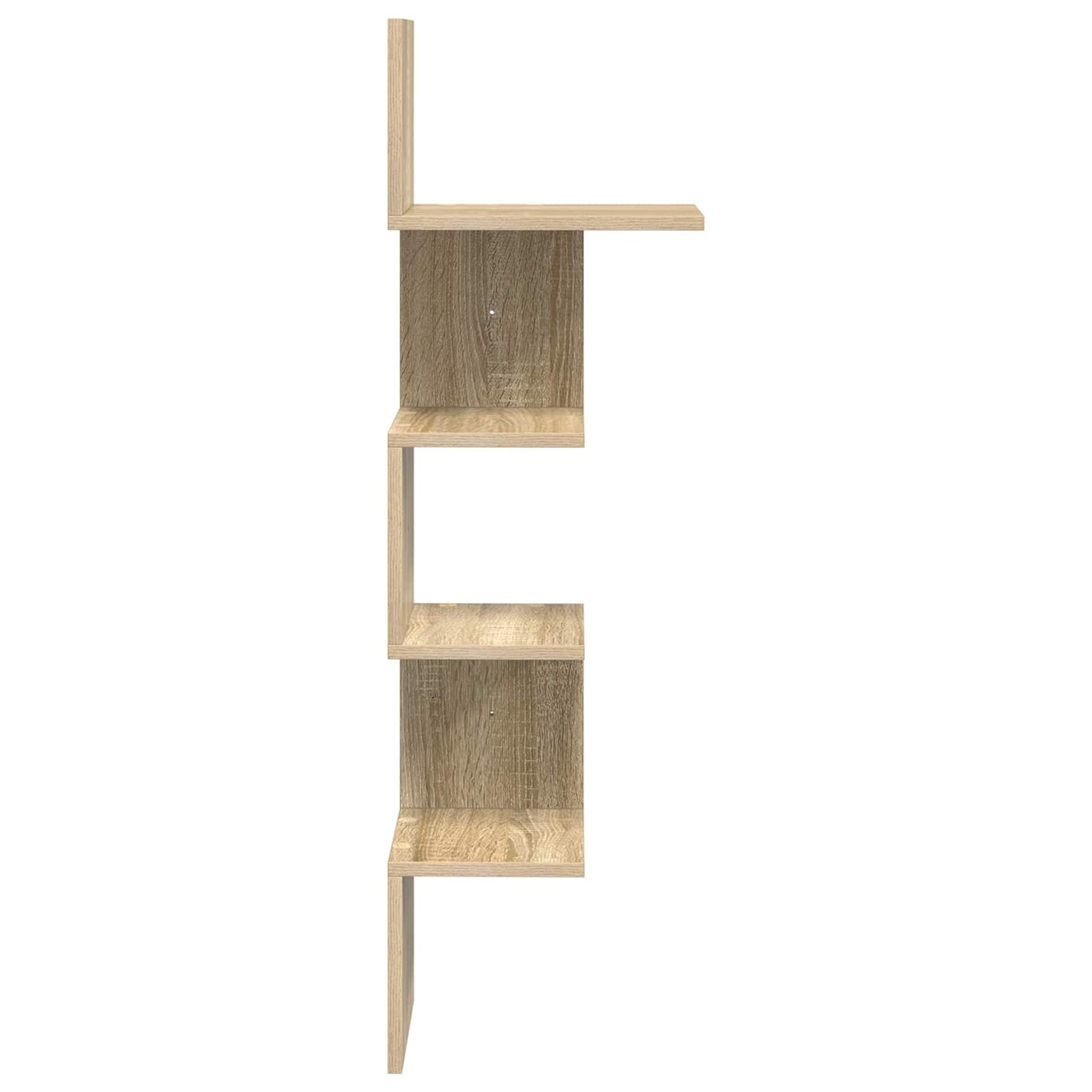 vidaXL Ράφι Τοίχου Επιτοίχιο Sonoma Δρυς 32 x 21 x 107 cm