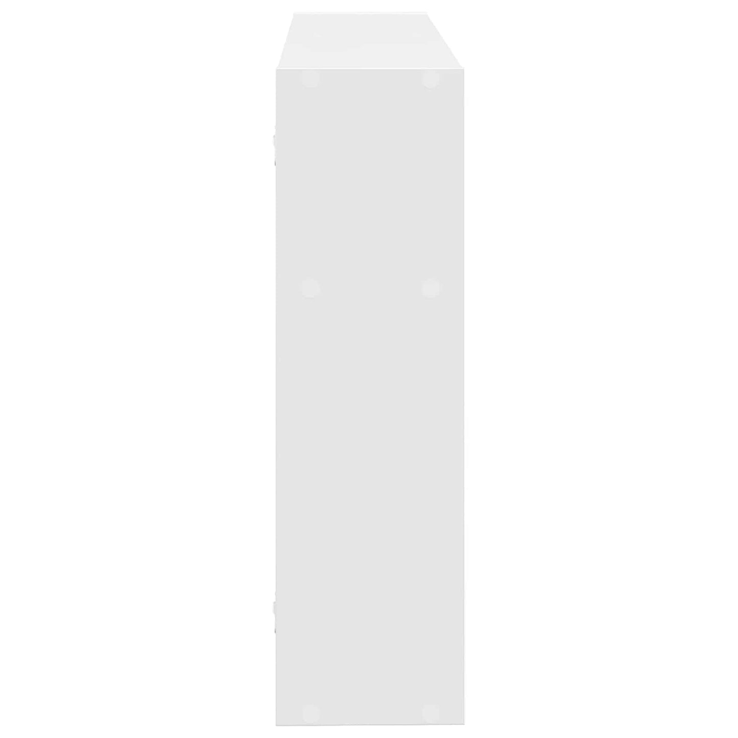 vidaXL Ράφι Τοίχου Επιτοίχιο Λευκό 95 x 20 x 69,5 εκ.