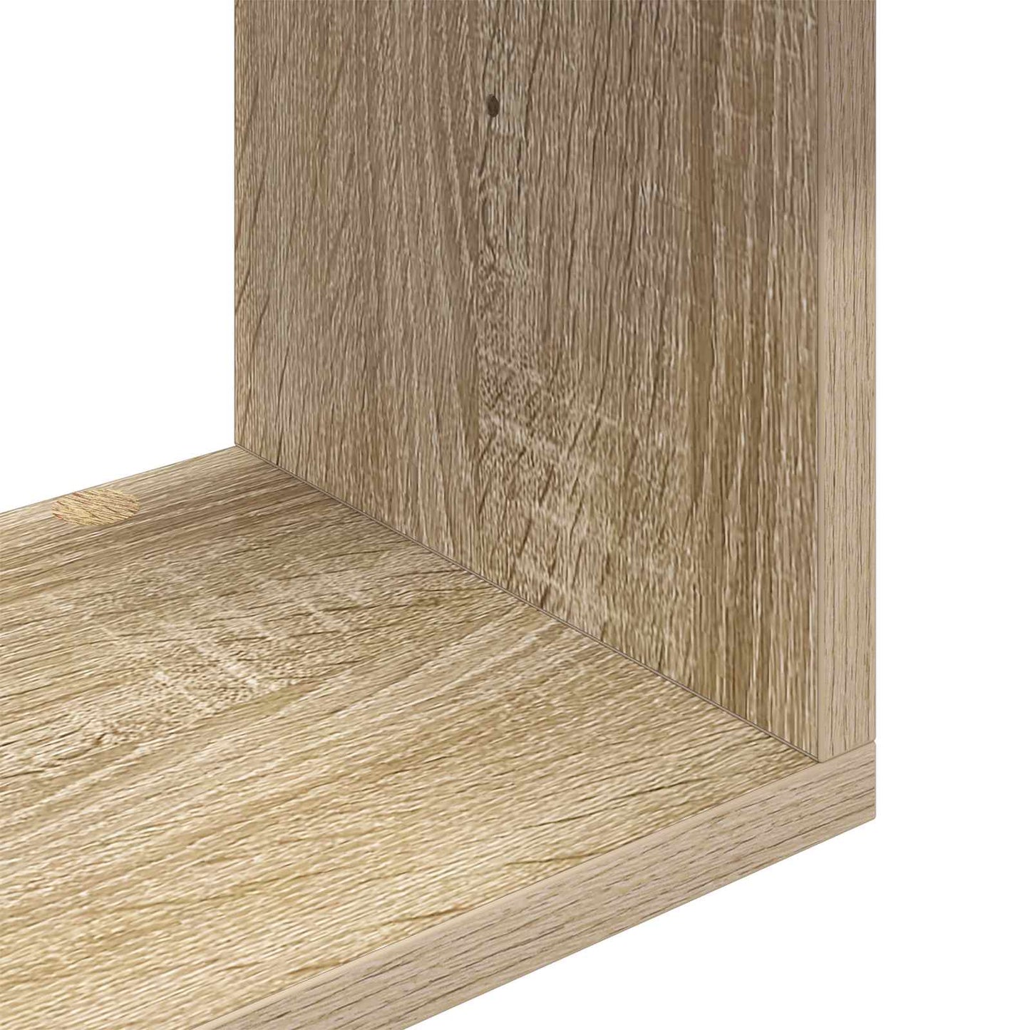 vidaXL Ράφι Τοίχου Επιτοίχιο Sonoma Δρυς 95 x 20 x 69,5 εκ.