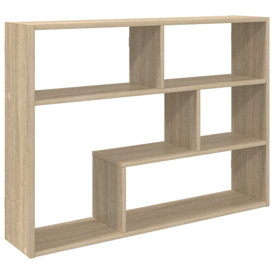 vidaXL Ράφι Τοίχου Επιτοίχιο Sonoma Δρυς 95 x 20 x 69,5 εκ.