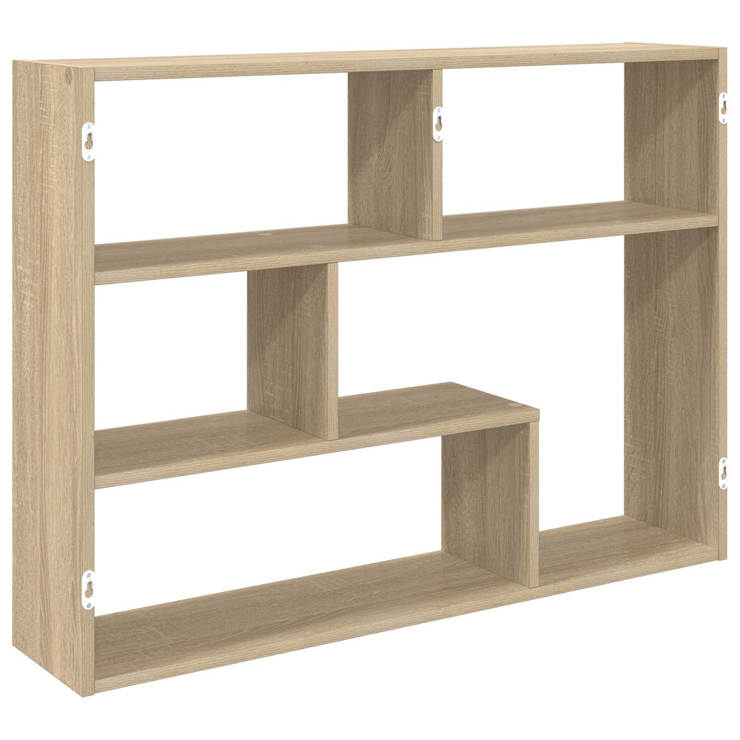 vidaXL Ράφι Τοίχου Επιτοίχιο Sonoma Δρυς 95 x 20 x 69,5 εκ.