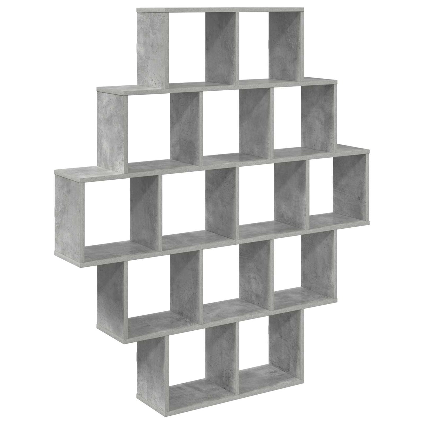 vidaXL Ράφι Τοίχου Γκρι Σκυροδέματος 120 x 20 x 136 εκ