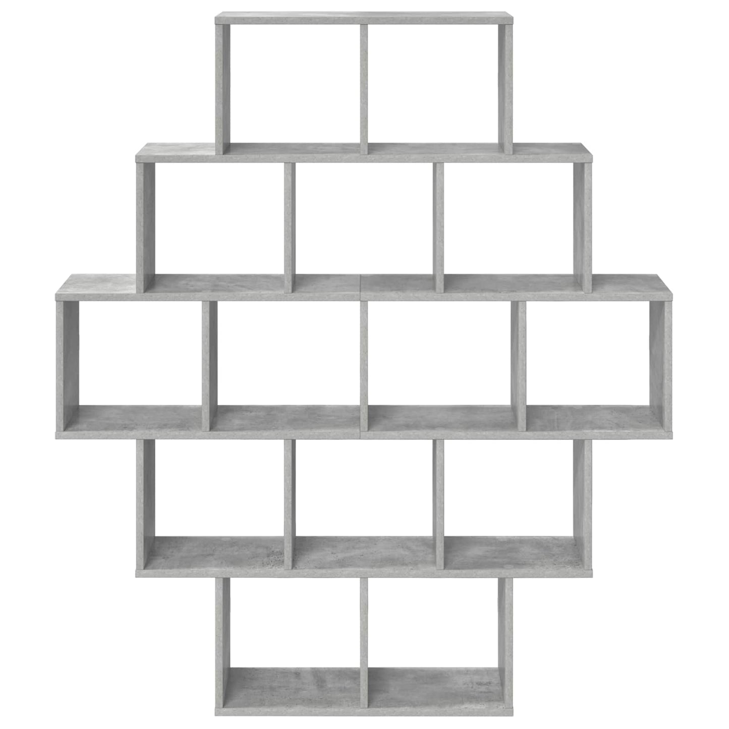 vidaXL Ράφι Τοίχου Γκρι Σκυροδέματος 120 x 20 x 136 εκ
