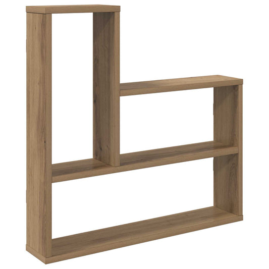 vidaXL Ράφι Τοίχου Artisan Δρυς 60 x 11 x 60 εκ. Επεξεργασμένο Ξύλο