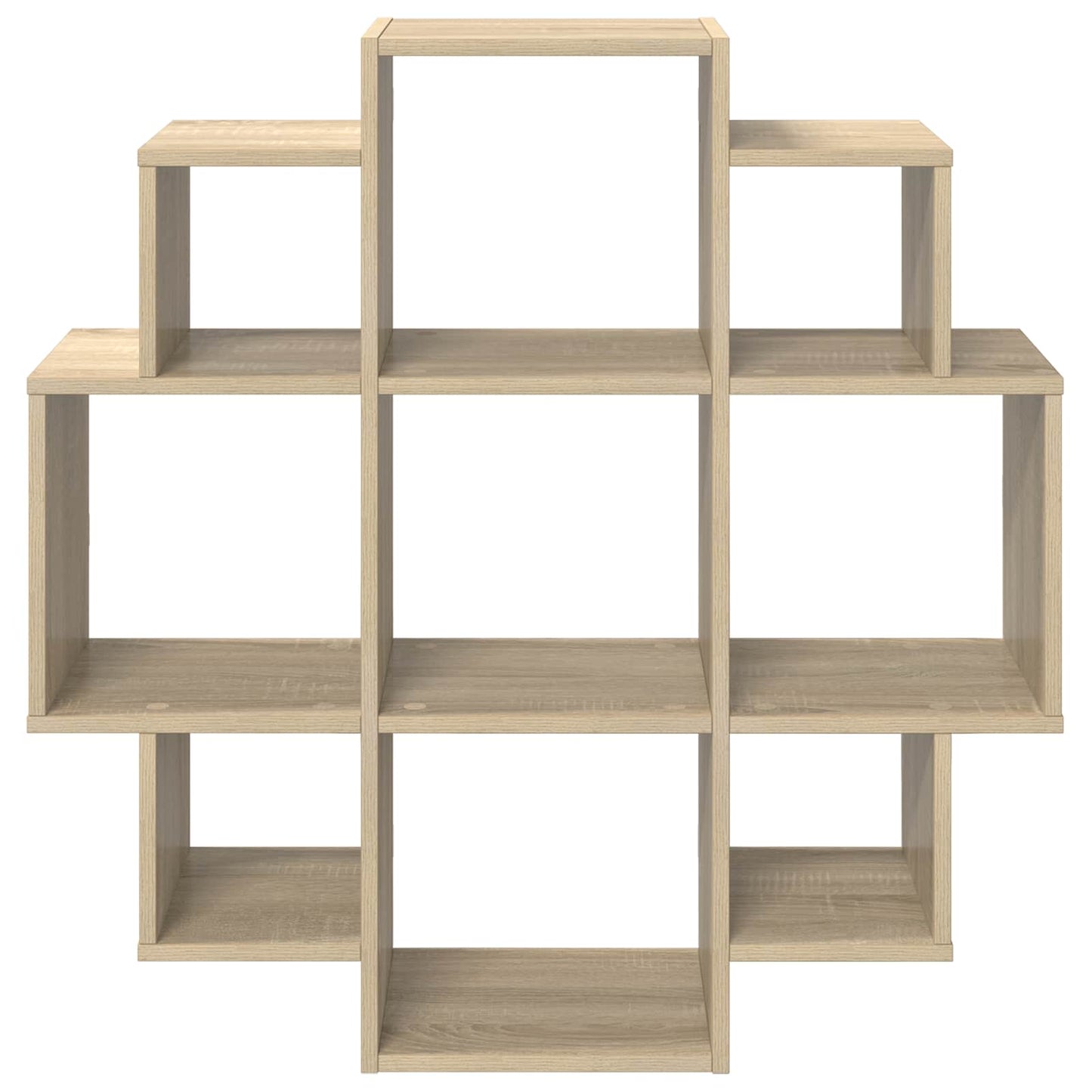 vidaXL Ράφι Τοίχου Sonoma Δρυς 90 x 25 x 90 εκ. Επεξεργασμένο Ξύλο