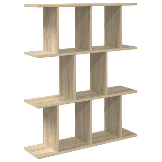 vidaXL Ράφι Τοίχου Sonoma Δρυς 80 x 20 x 96 εκ. Επεξεργασμένο Ξύλο