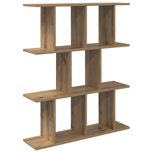 vidaXL Ράφι Τοίχου Artisan Δρυς 102 x 20 x 96 εκ Επεξεργασμένο Ξύλο