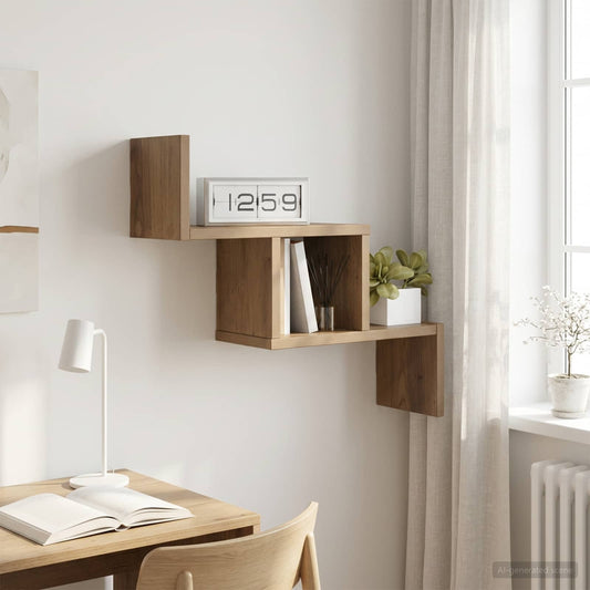 vidaXL Ράφι Τοίχου Artisan Δρυς 48 x 15 x 42 εκ Επεξεργασμένο Ξύλο