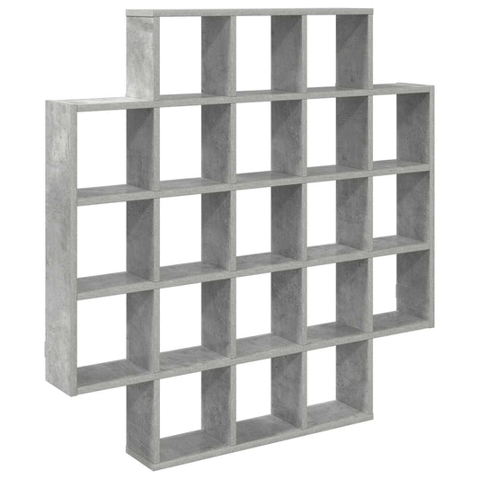 vidaXL Ράφι Τοίχου Γκρι Σκυροδέματος 100 x 13 x 100 εκ