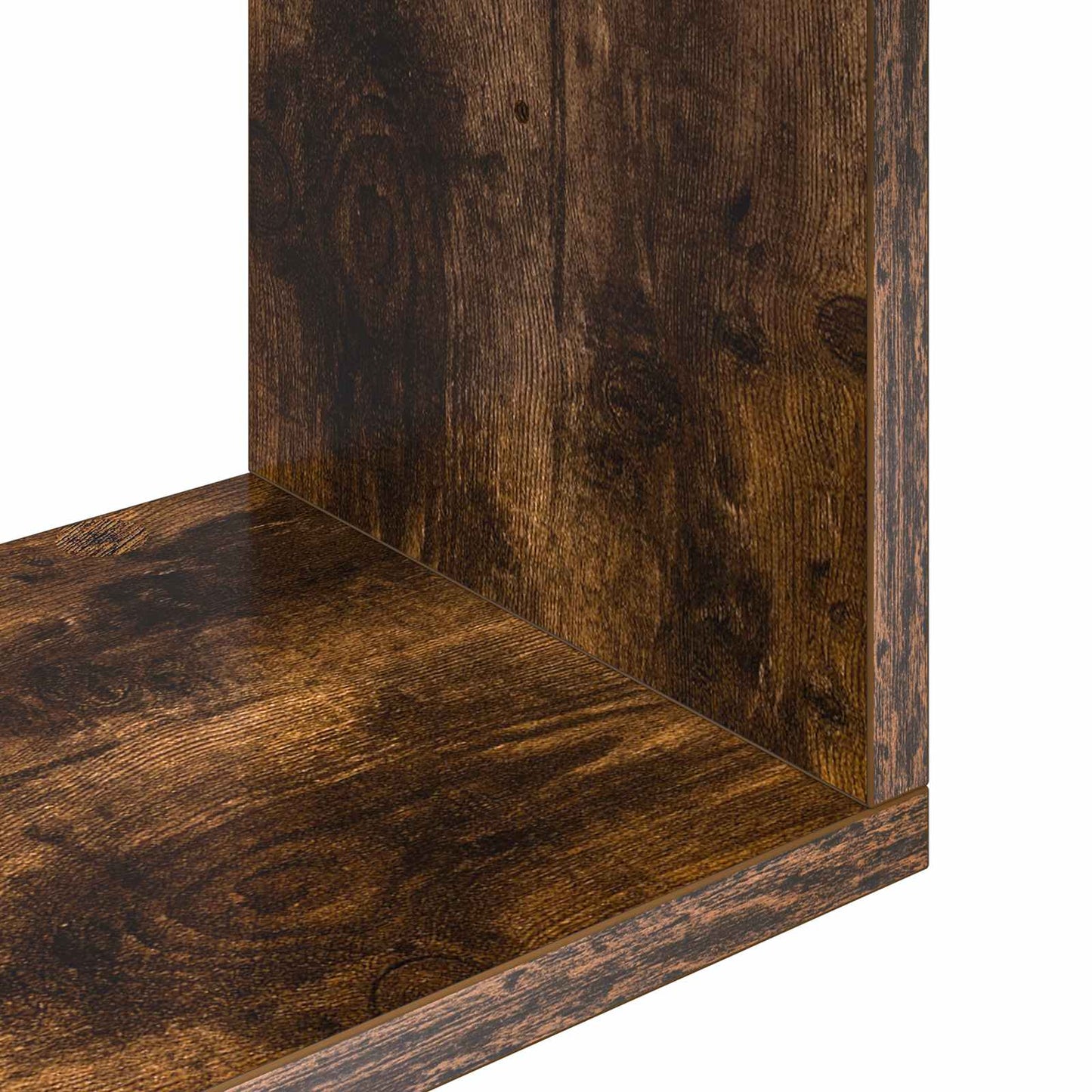vidaXL Ράφι Τοίχου Καπνισμένο Ξύλο Δρυός 60 x 12 x 50,5 εκ