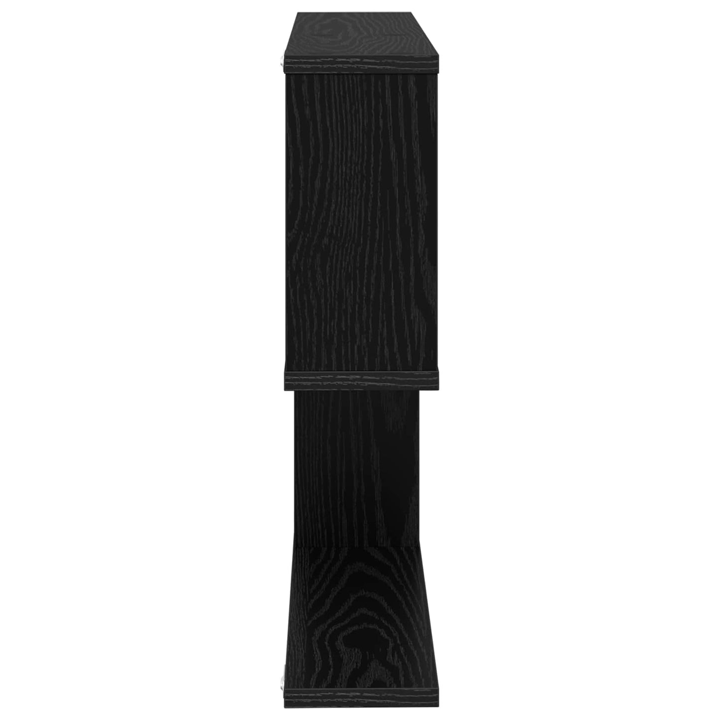 vidaXL Ράφι Τοίχου Μαύρη Δρυς 60 x 12 x 50,5 εκ Επεξεργασμένο Ξύλο