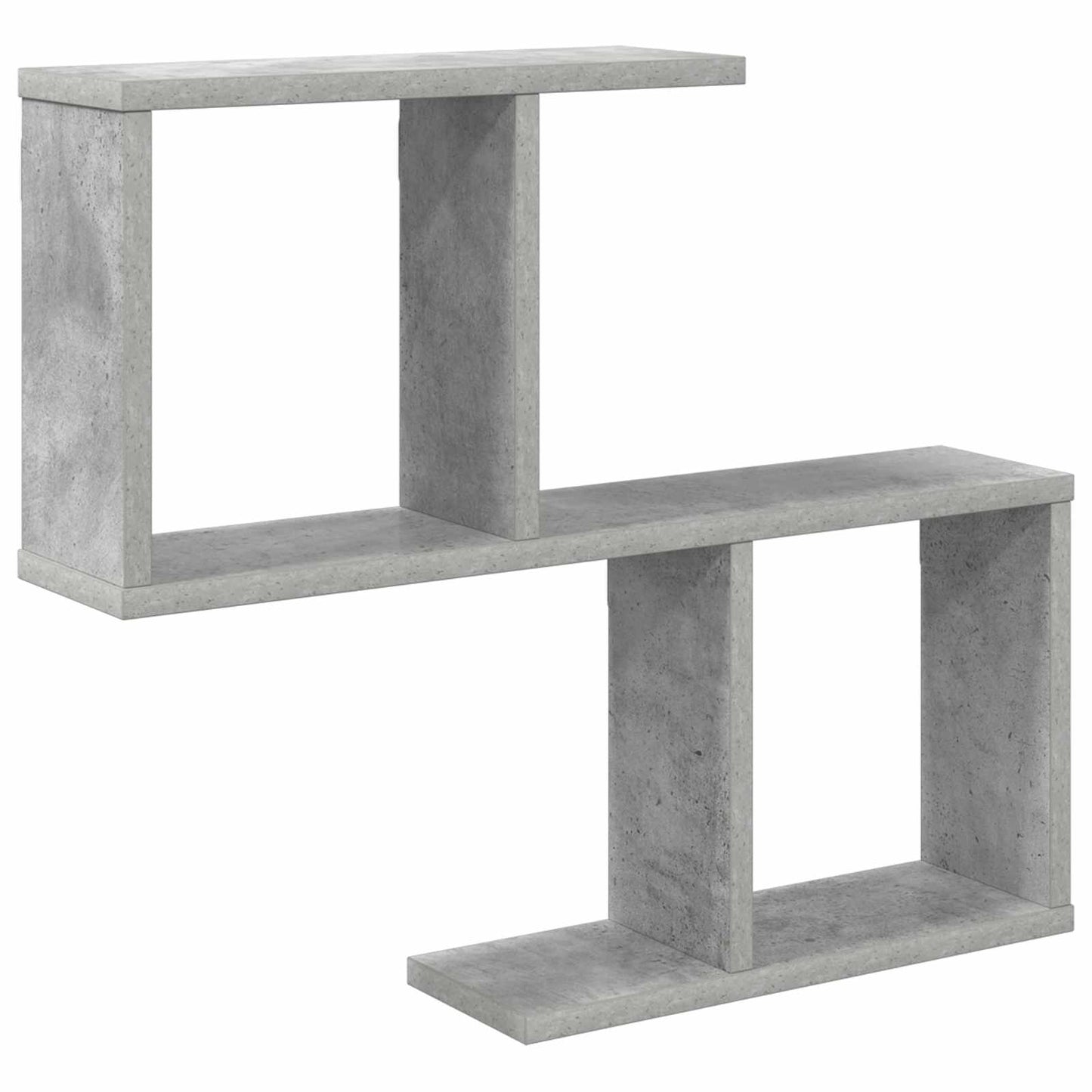 vidaXL Ράφι Τοίχου Γκρι Σκυροδέματος 60 x 12 x 50,5 εκ