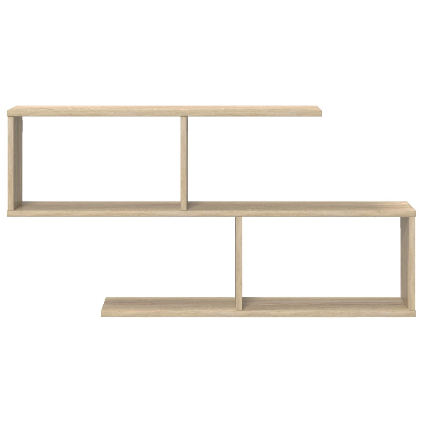 vidaXL Ράφι Τοίχου Sonoma Δρυς 100 x 12 x 50,5 εκ Επεξεργασμένο Ξύλο