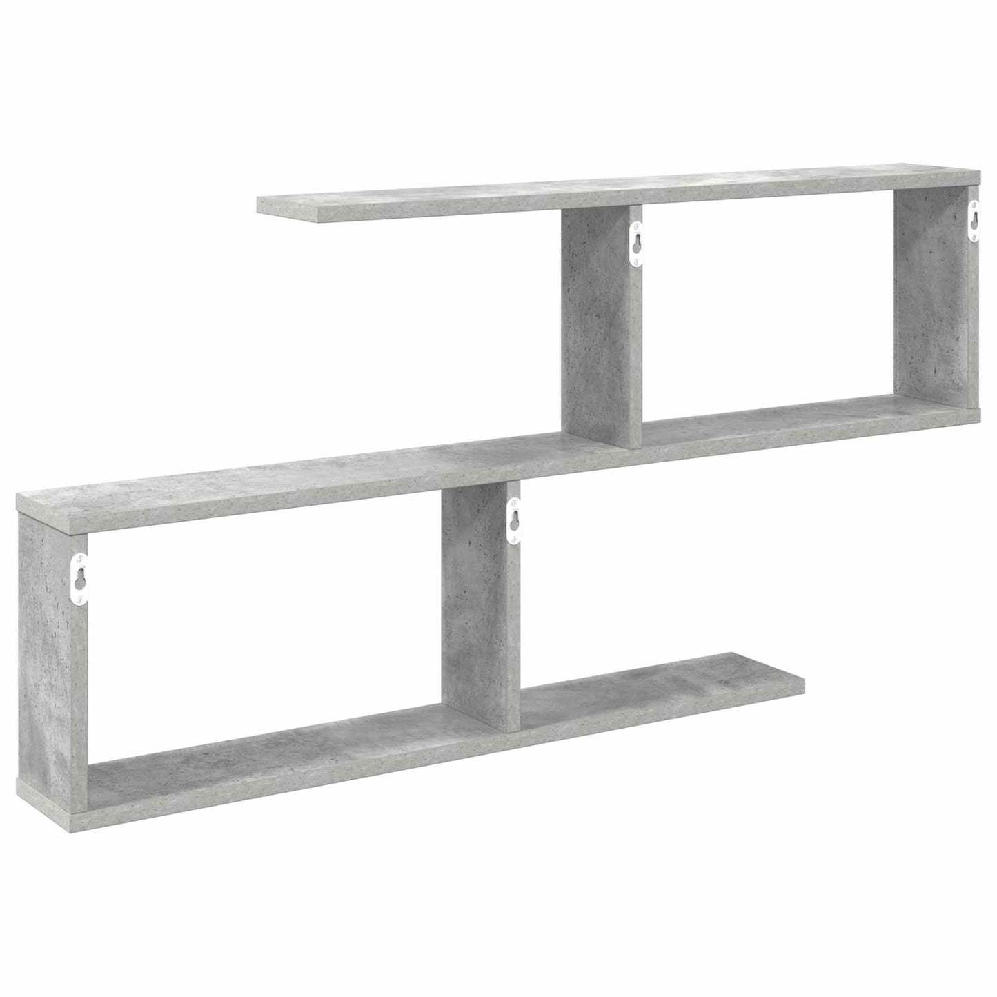vidaXL Ράφι Τοίχου Γκρι Σκυροδέματος 100 x 12 x 50,5 εκ