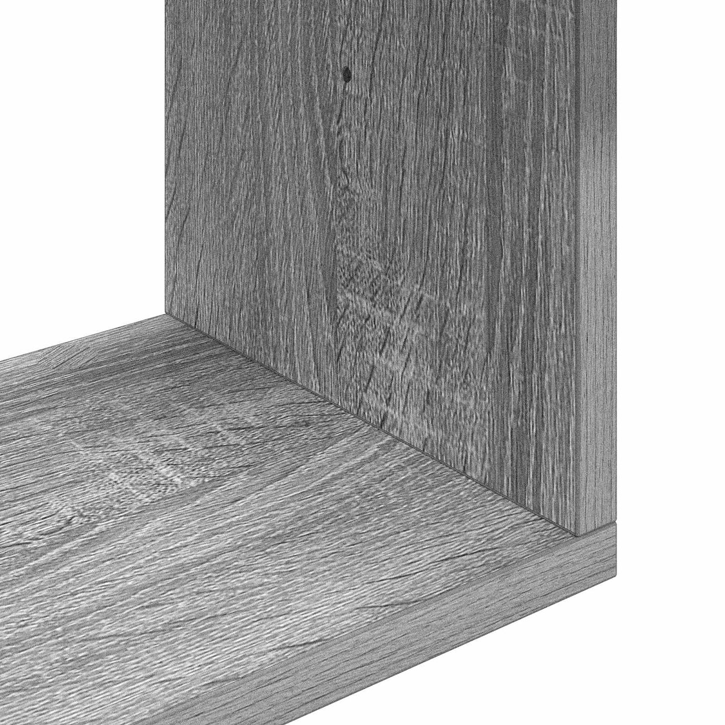 vidaXL Ράφι Τοίχου Γκρι Sonoma 100 x 12 x 50,5 εκ Επεξεργασμένο Ξύλο