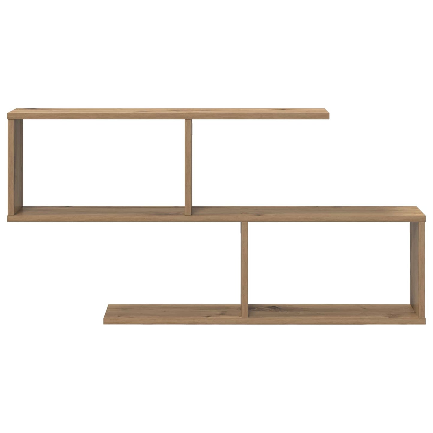 vidaXL Ράφι Τοίχου Artisan Δρυς 100 x 12 x 50,5 εκ Επεξεργασμένο Ξύλο