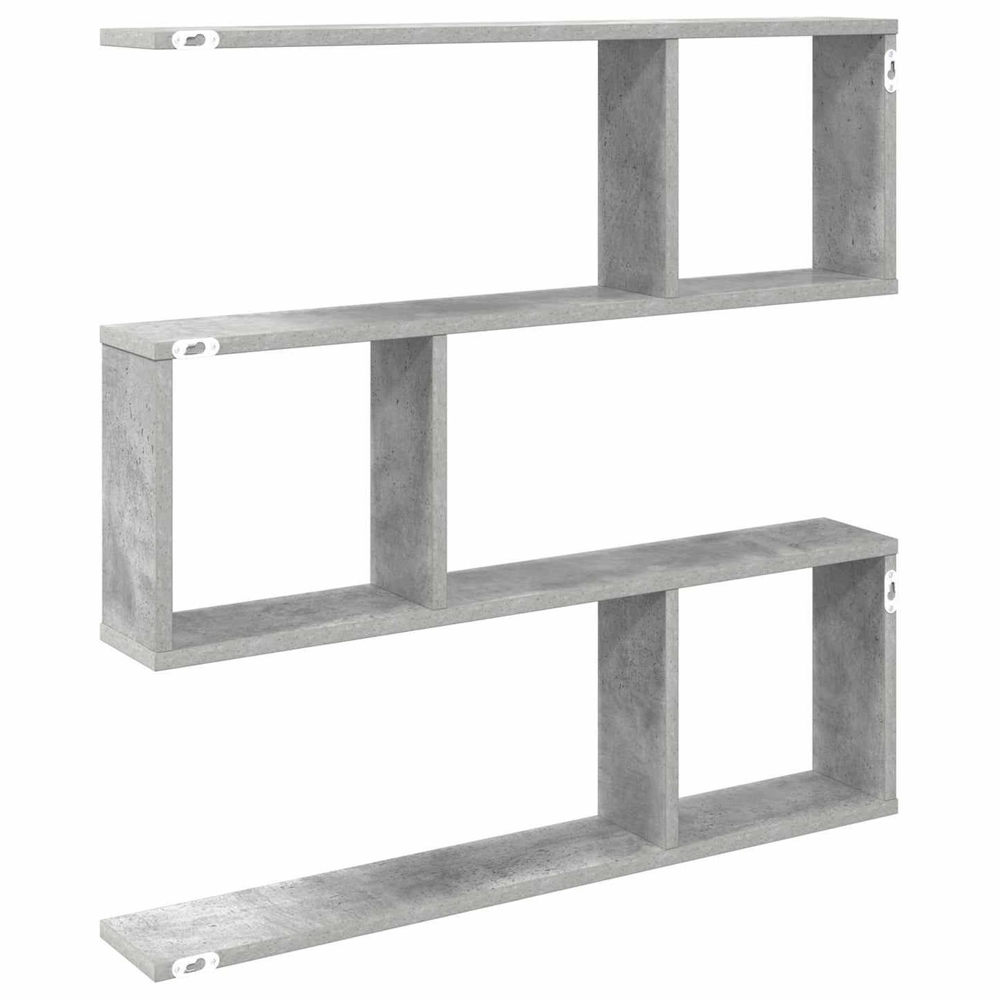 vidaXL Ράφι Τοίχου Γκρι Σκυροδέματος 80 x 12 x 79,5 εκ