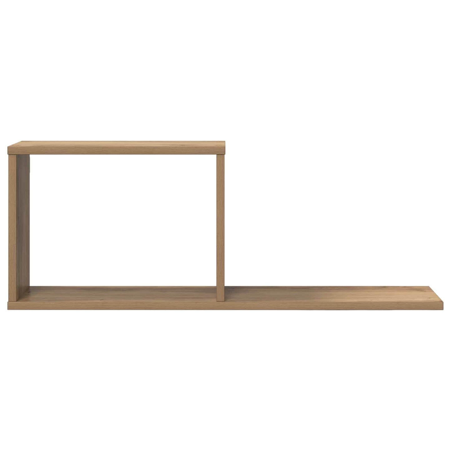 vidaXL Κρεμαστά ράφια Artisan Δρυς 80 x 15 x 30 εκ Επεξεργασμένο Ξύλο