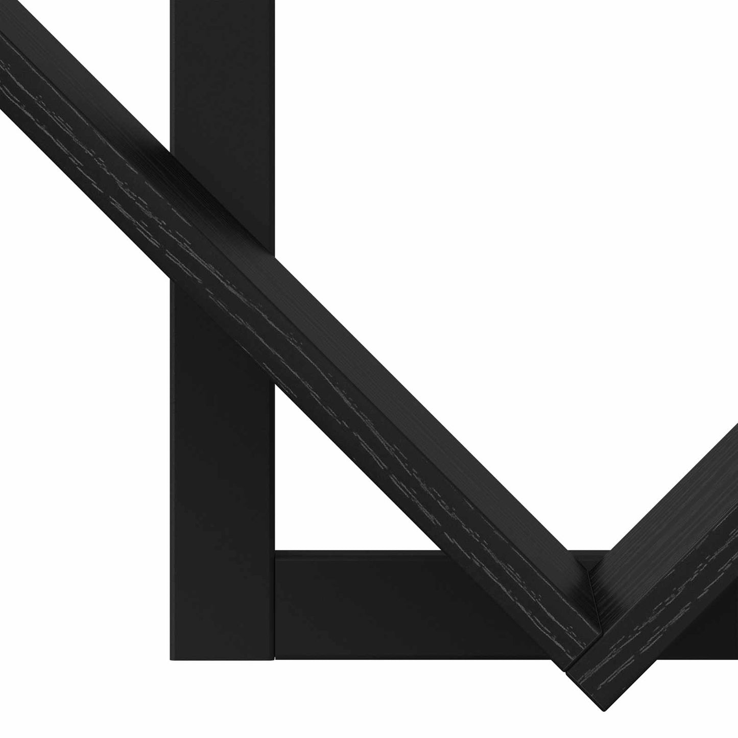 vidaXL Ράφι Τοίχου Μαύρη Δρυς 43 x 15 x 47 εκ Επεξεργασμένο Ξύλο