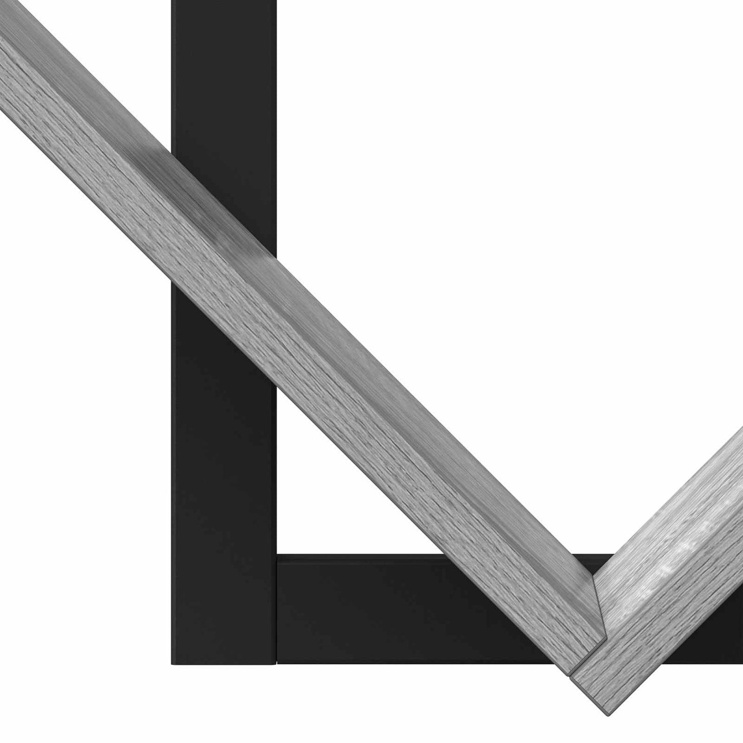 vidaXL Ράφι Τοίχου 2 τμχ. Γκρι Sonoma 43 x 15 x 47 εκ