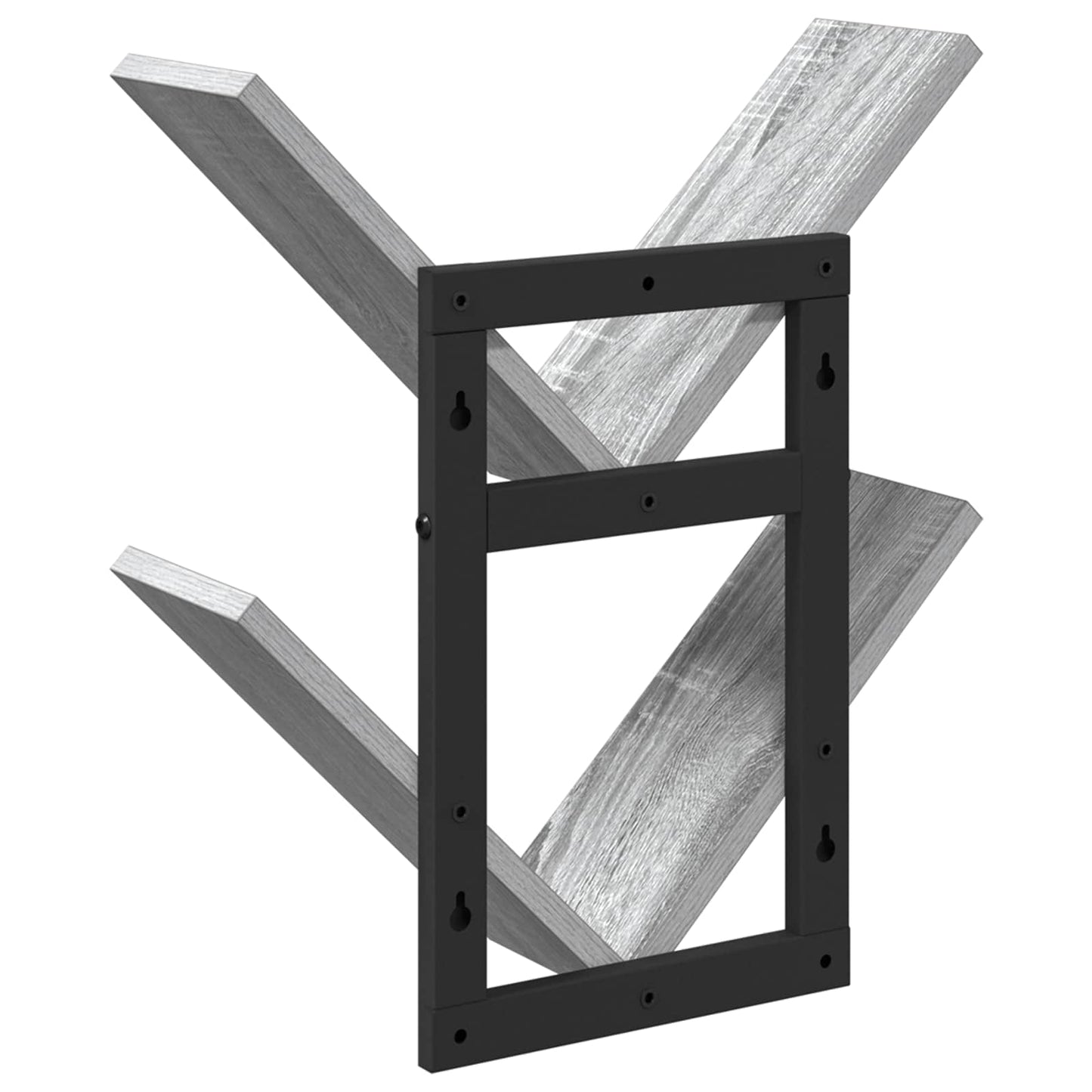 vidaXL Ράφι Τοίχου 2 τμχ. Γκρι Sonoma 43 x 15 x 47 εκ