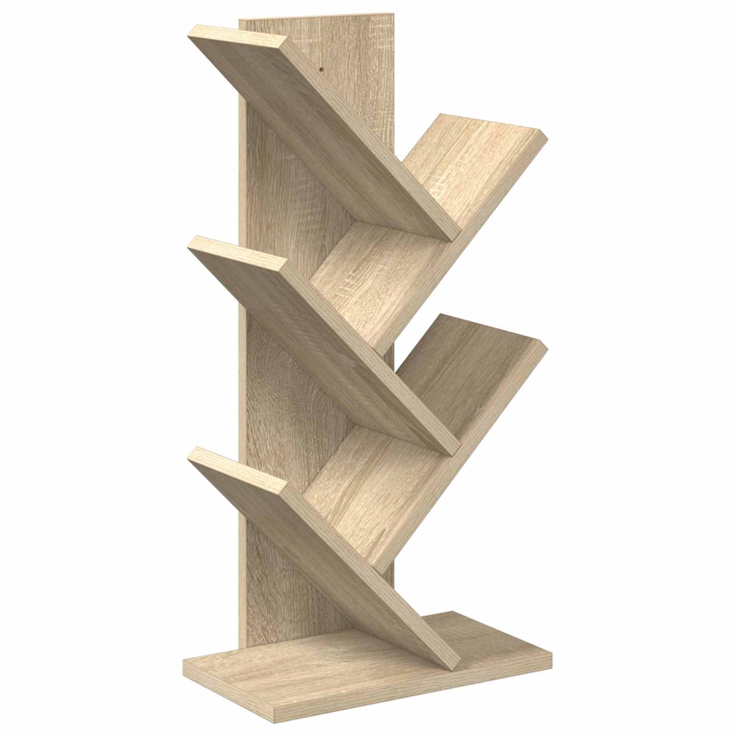 vidaXL Βιβλιοθήκη Δέντρου 4-Επίπεδη 30 x 18 x 60 εκ Επεξεργασμένο Ξύλο