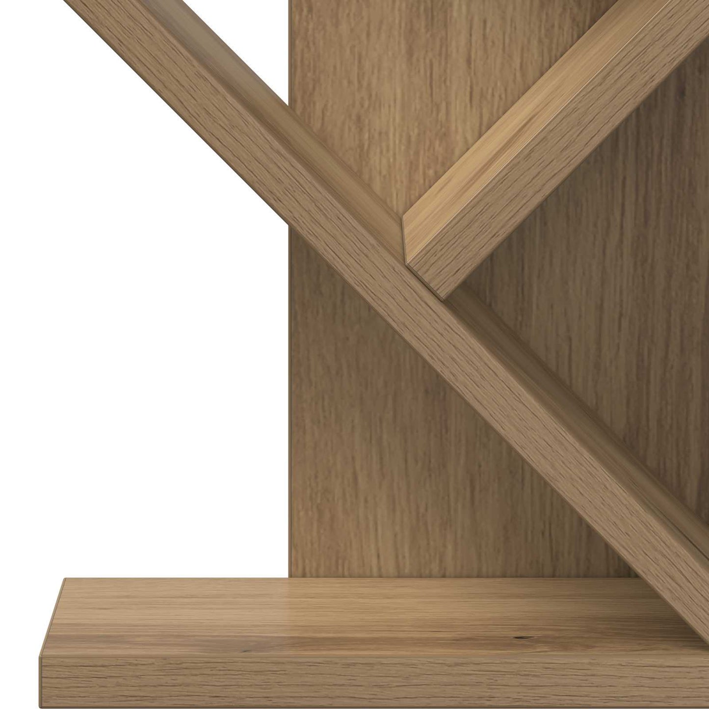 vidaXL Ραφιέρα Δέντρου 4-Επίπεδη 30 x 18 x 60 εκ Επεξεργασμένο Ξύλο