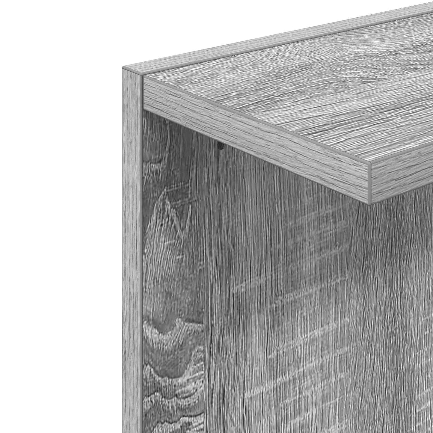 vidaXL Ράφι Τοίχου 2 τμχ. Γκρι Sonoma 30 x 15 x 100 εκ