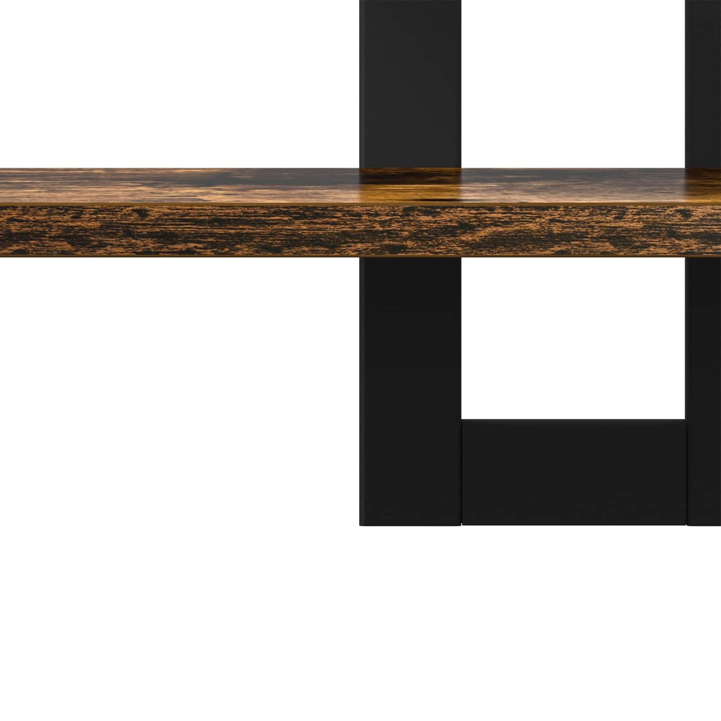 vidaXL Κρεμαστά ράφια Καπνισμένο Ξύλο Δρυός 40 x 15 x 40 εκ
