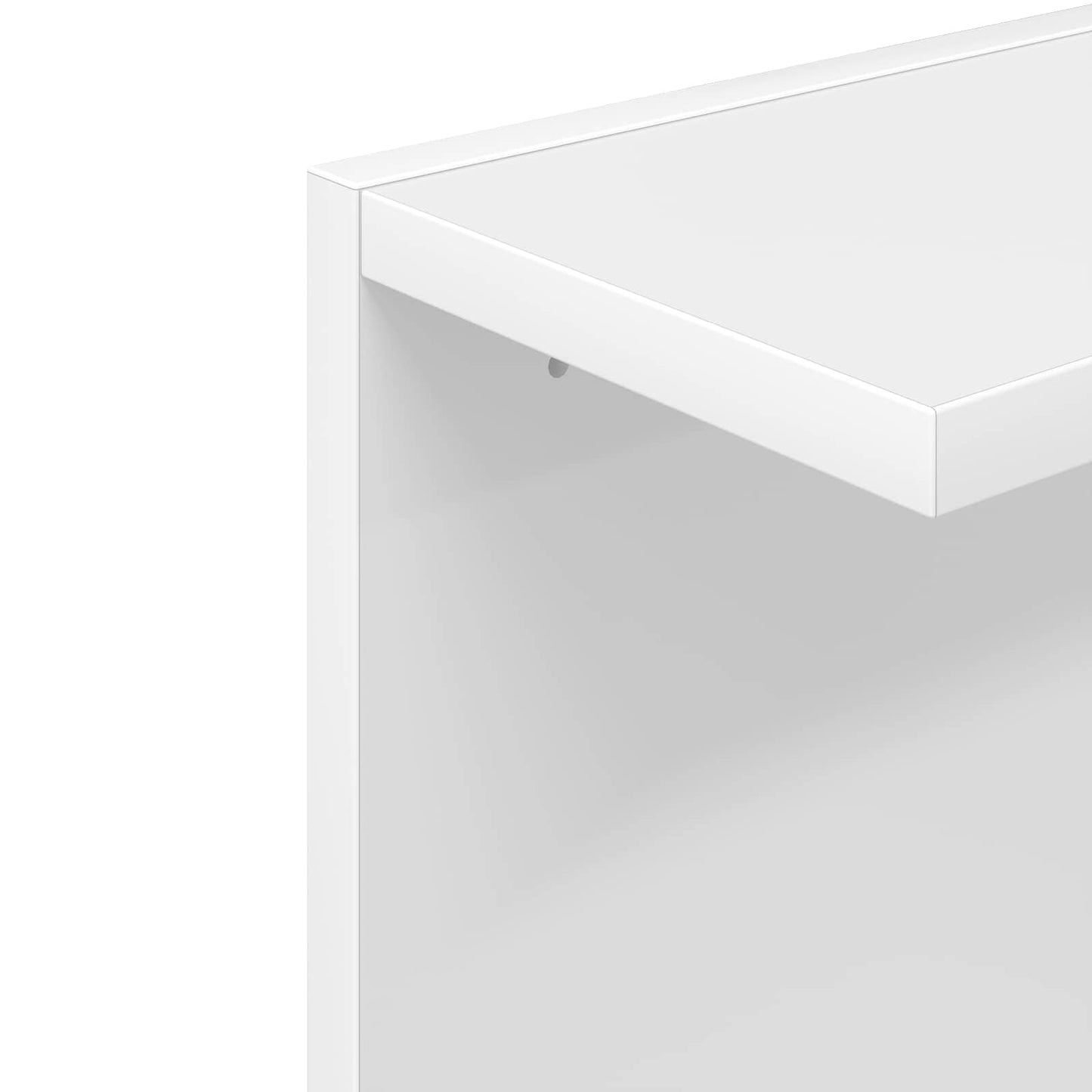 vidaXL Ράφι Τοίχου 2 pcs Λευκό 22 x 15 x 100 εκ Επεξεργασμένο Ξύλο