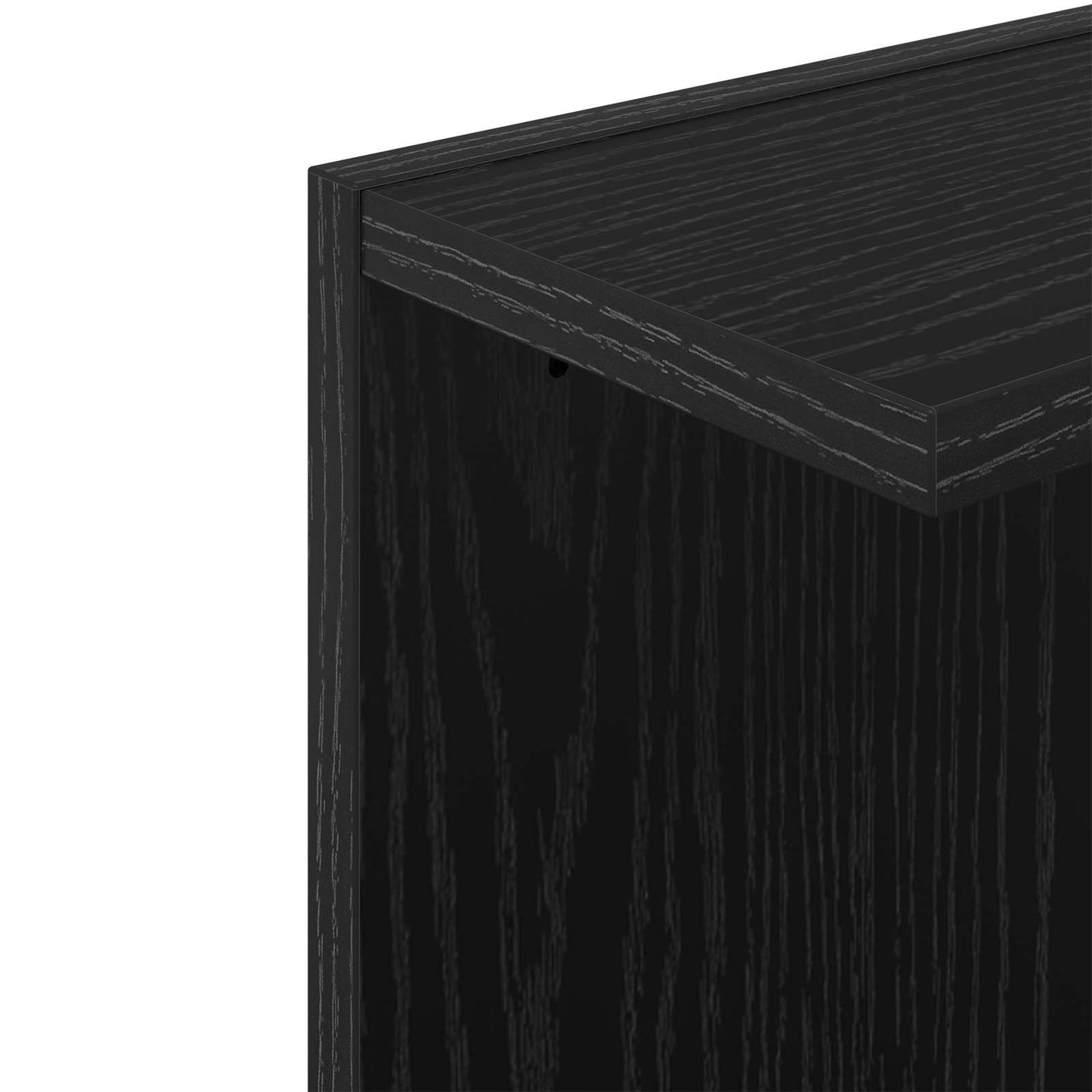 vidaXL Ράφι Τοίχου 2 pcs Μαύρη Δρυς 22 x 15 x 100 εκ