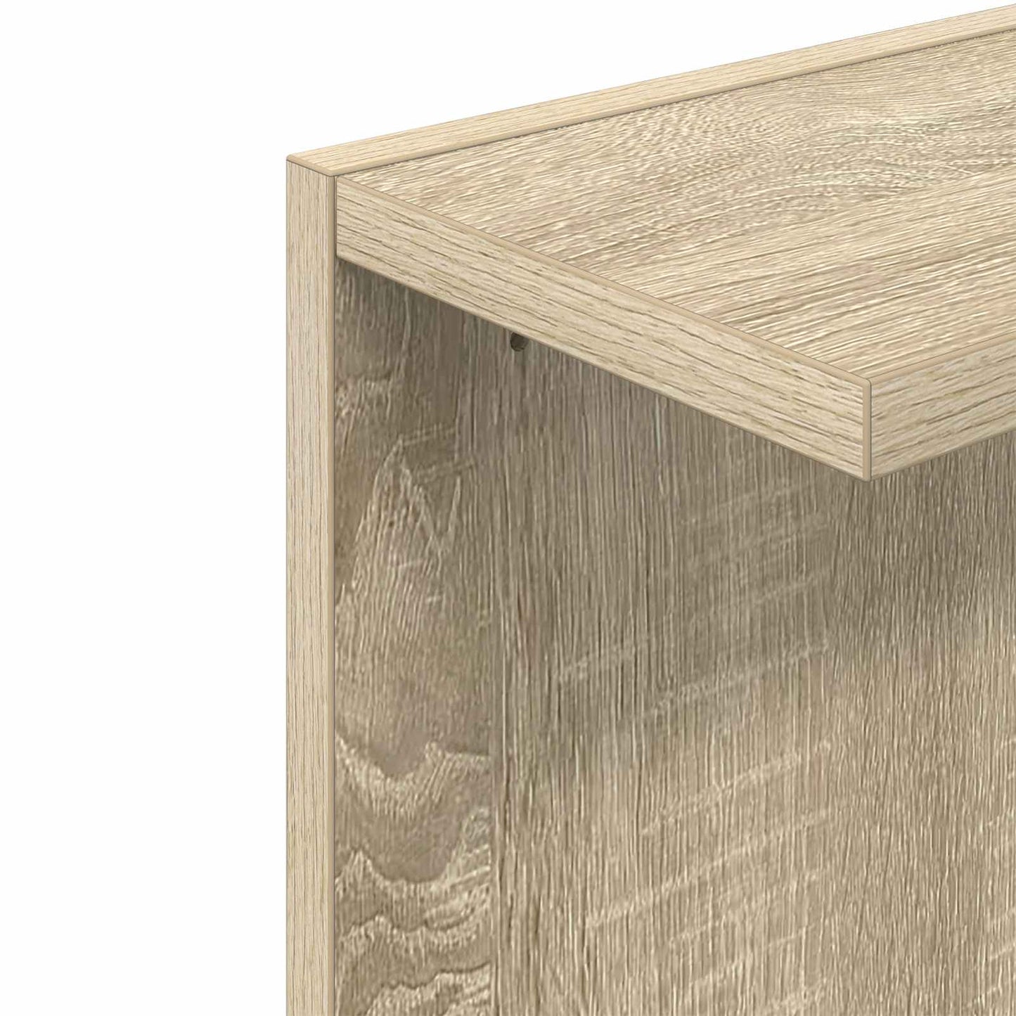 vidaXL Ράφι Τοίχου Sonoma Δρυς 22 x 15 x 100 εκ Επεξεργασμένο Ξύλο