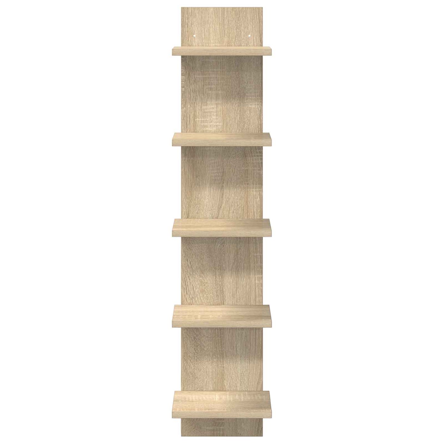 vidaXL Ράφι Τοίχου 2 pcs Sonoma Δρυς 22 x 15 x 100 εκ