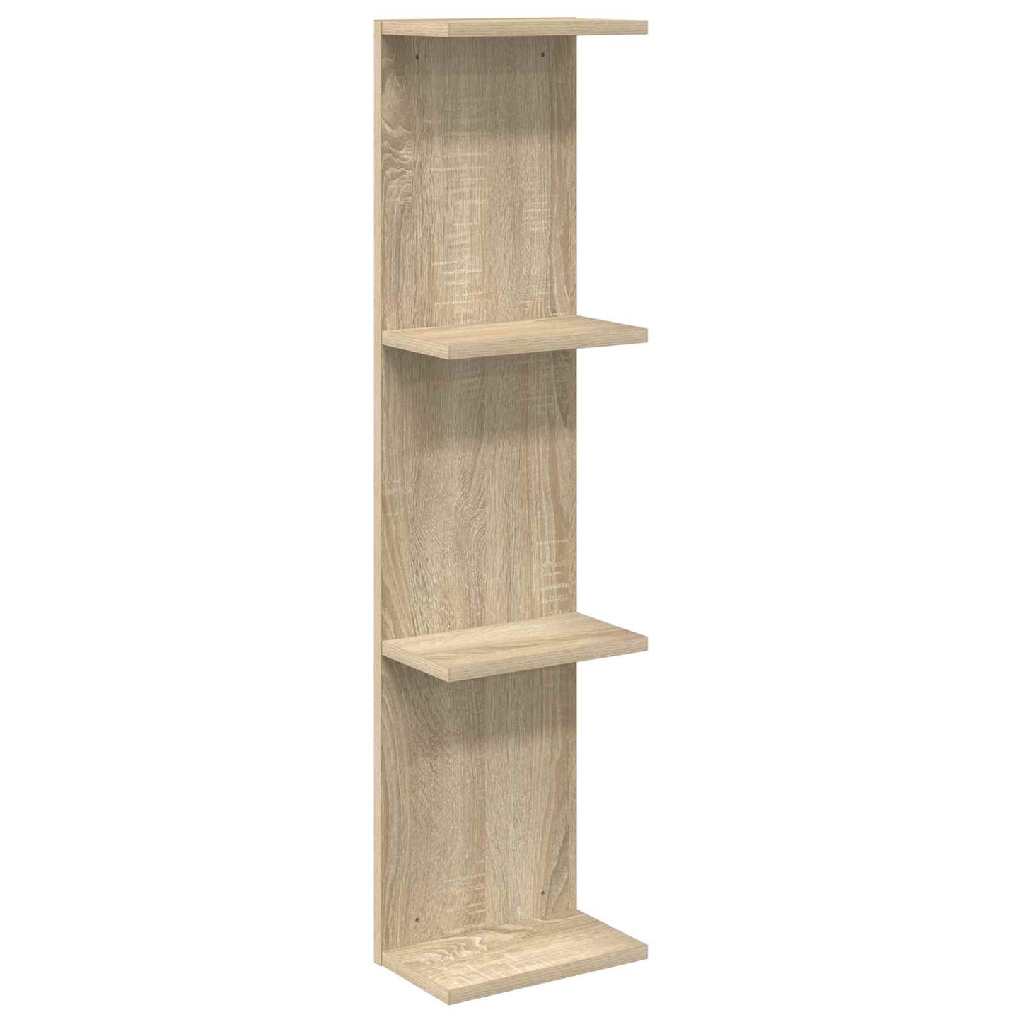 vidaXL Ράφι Τοίχου Sonoma Δρυς 22 x 15 x 100 εκ Επεξεργασμένο Ξύλο
