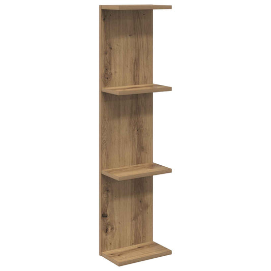 vidaXL Ράφι Τοίχου Artisan Δρυς 22 x 15 x 100 εκ Επεξεργασμένο Ξύλο