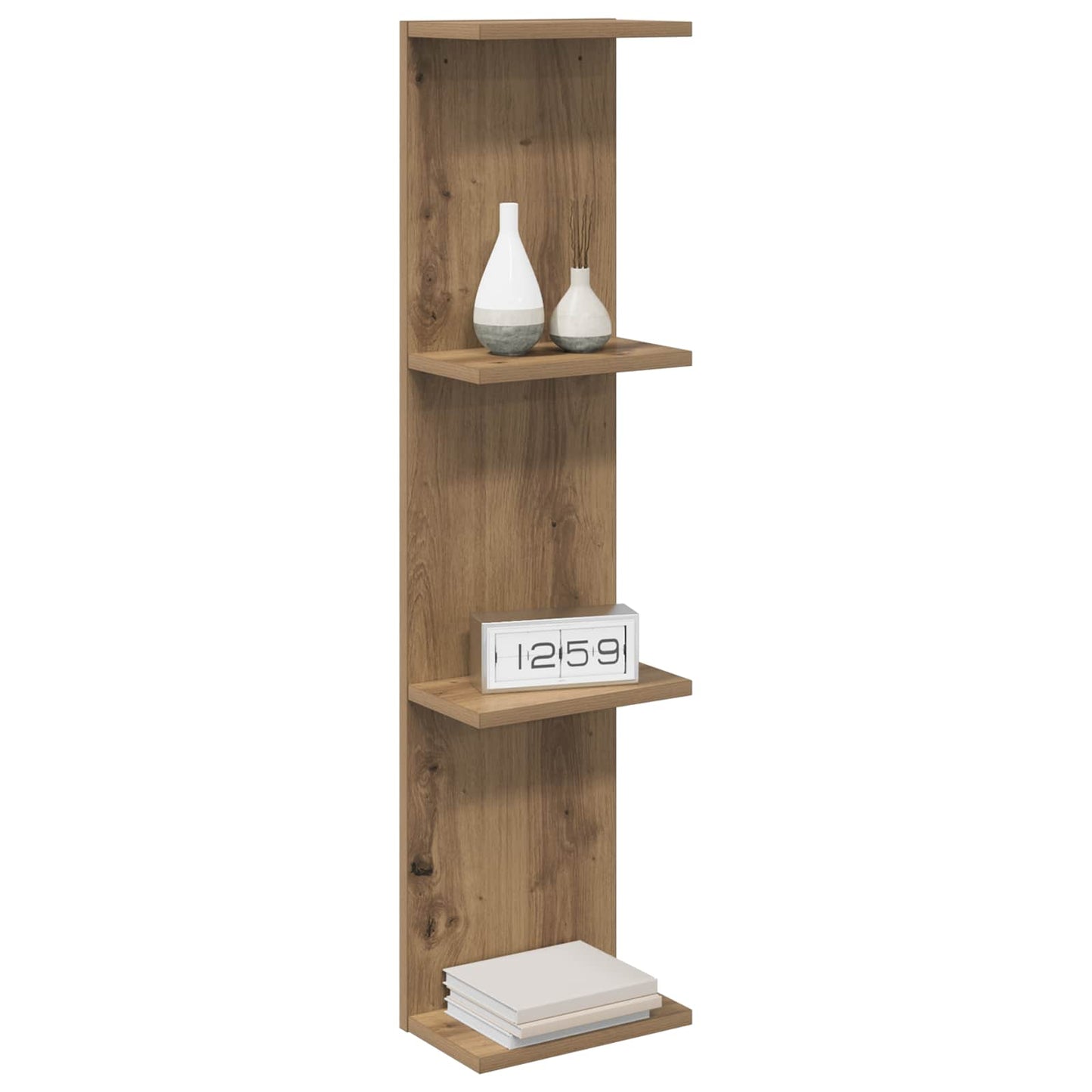 vidaXL Ράφι Τοίχου 2 τμχ. Artisan Δρυς 22 x 15 x 100 εκ