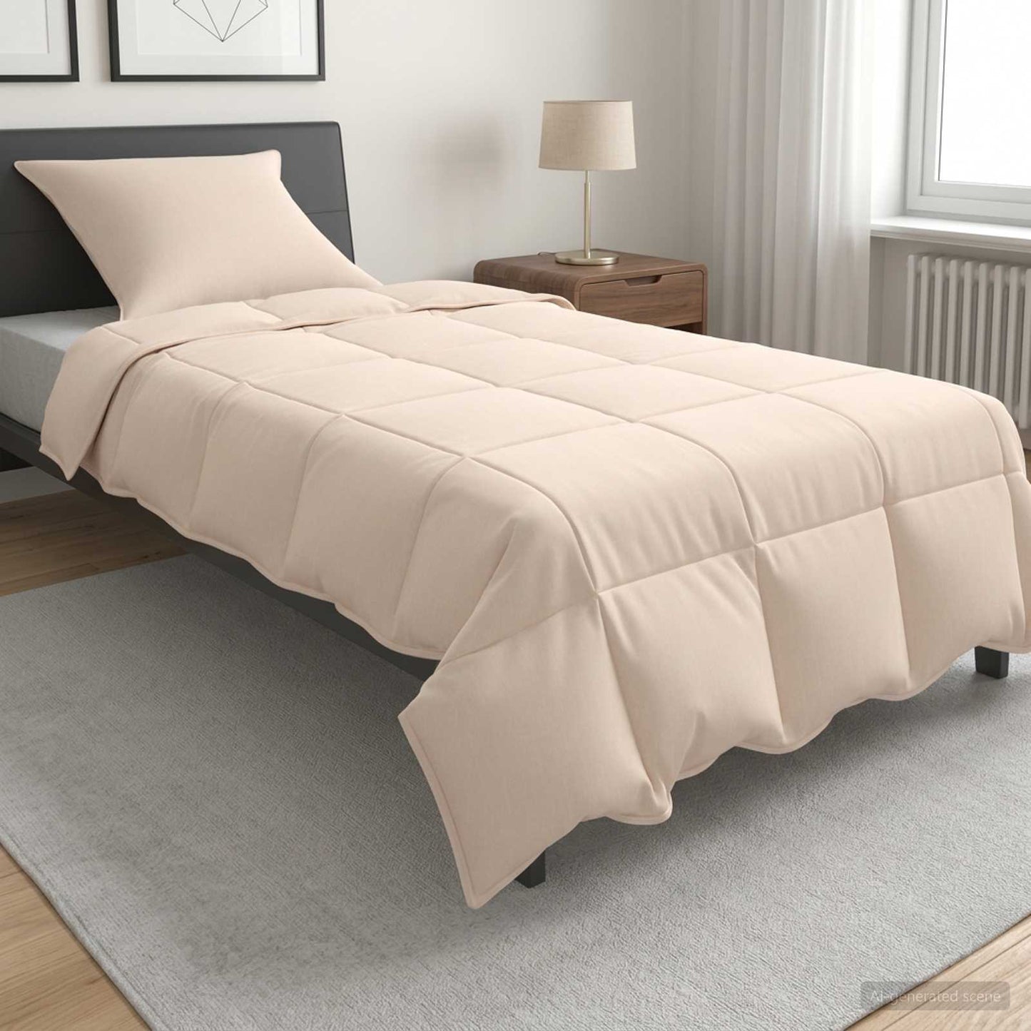 vidaXL Σετ Παπλωμάτων 2 τμχ. 137 x 200 cm Όλες οι εποχές Ίνα Καπόκ