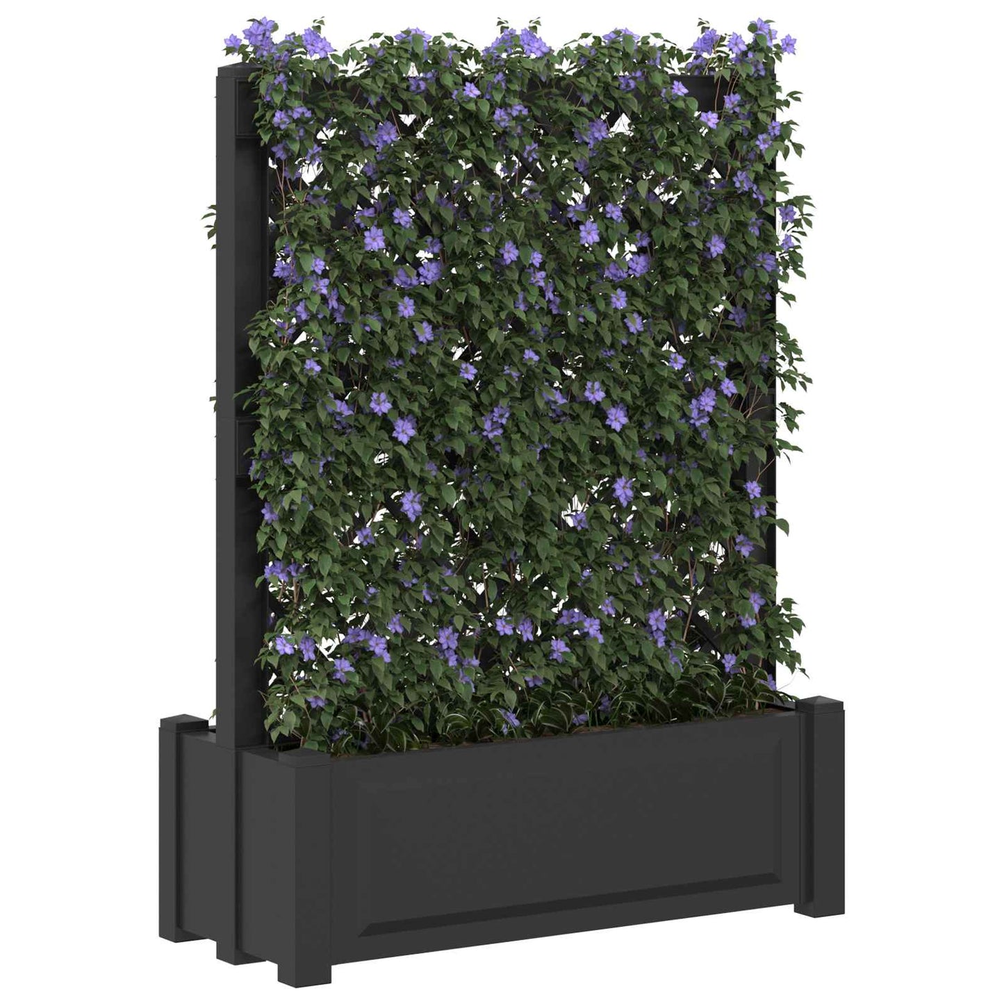 vidaXL Μεγάλη Γλάστρα με Δίχτυ Ανθρακί 99,5 x 43 x 133,5 PP