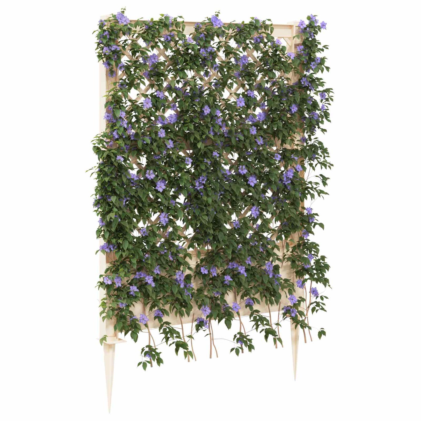 vidaXL Πλέγμα με Ακίδα Λευκό 99 x 6 x 165 εκ. PP