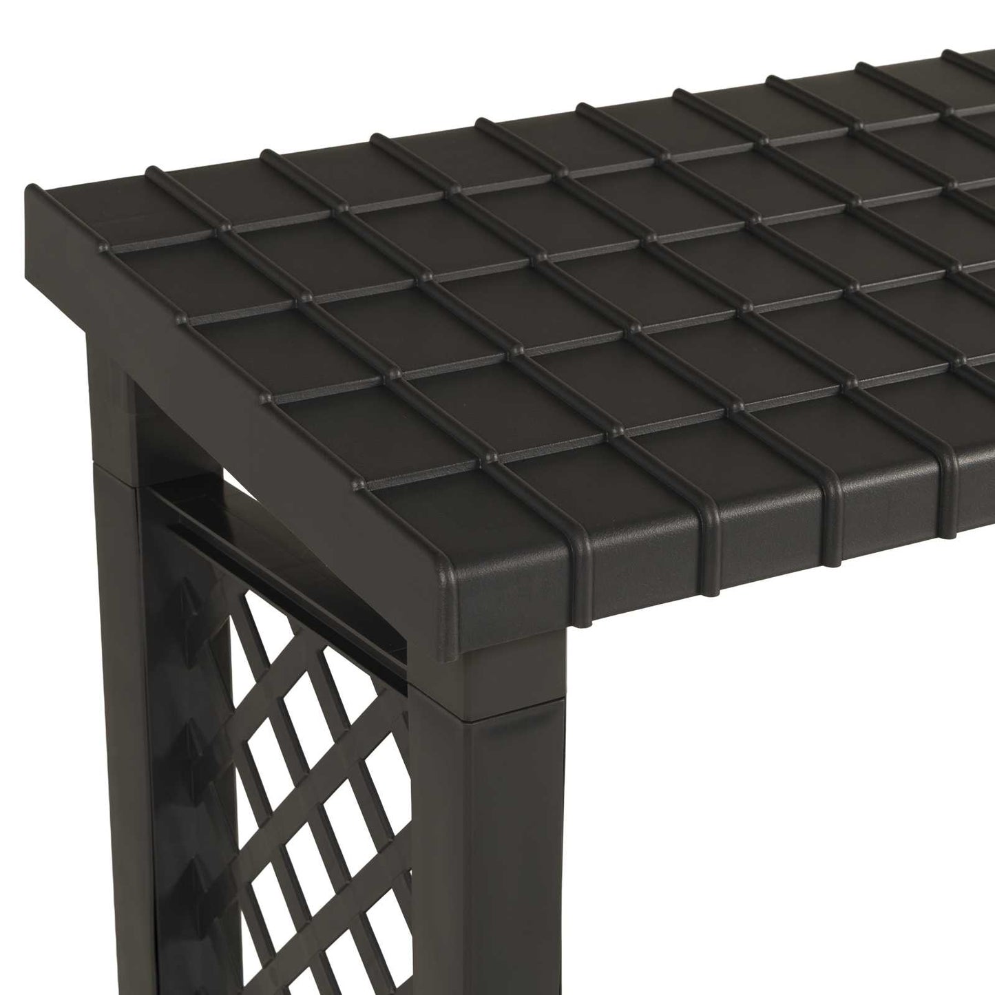 vidaXL Ράφι ξύλων 114 x 46 x 101 εκ. PP Ανθρακί