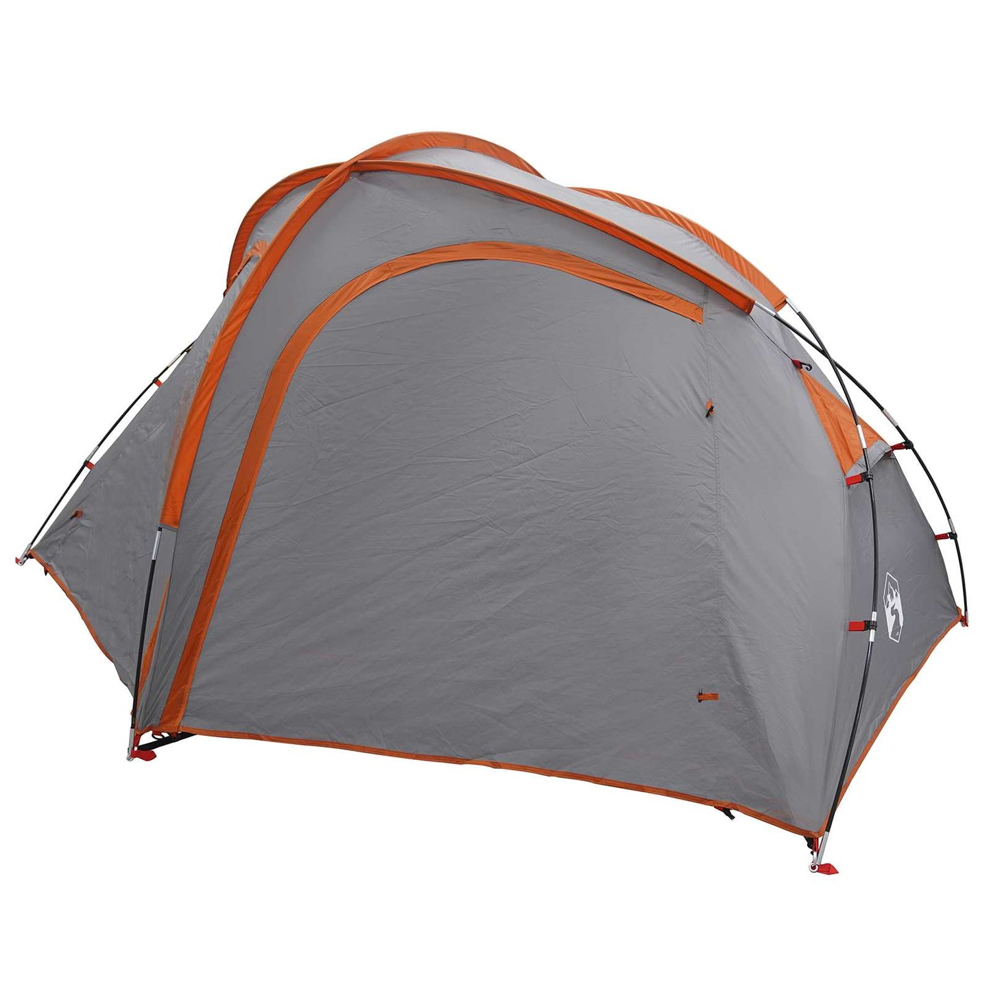 vidaXL Σκηνή trekking με αδιάβροχο 3 ατόμων Γκρι και Πορτοκαλί