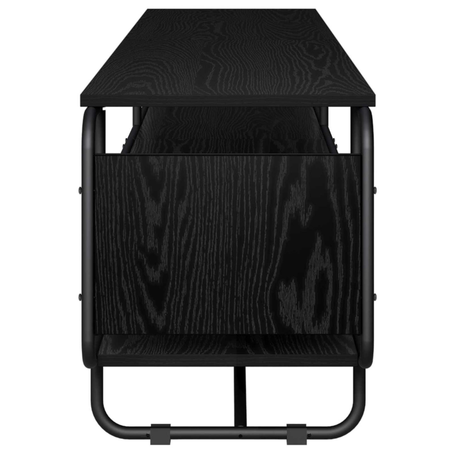 vidaXL Βάση TV 180 x 36 x 45 εκ. Μαύρη Δρυς Επεξεργασμένο Ξύλο
